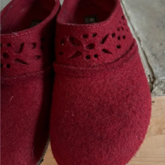 Women's Haflinger Lacey Clog - Chili - Picture 6 of 6